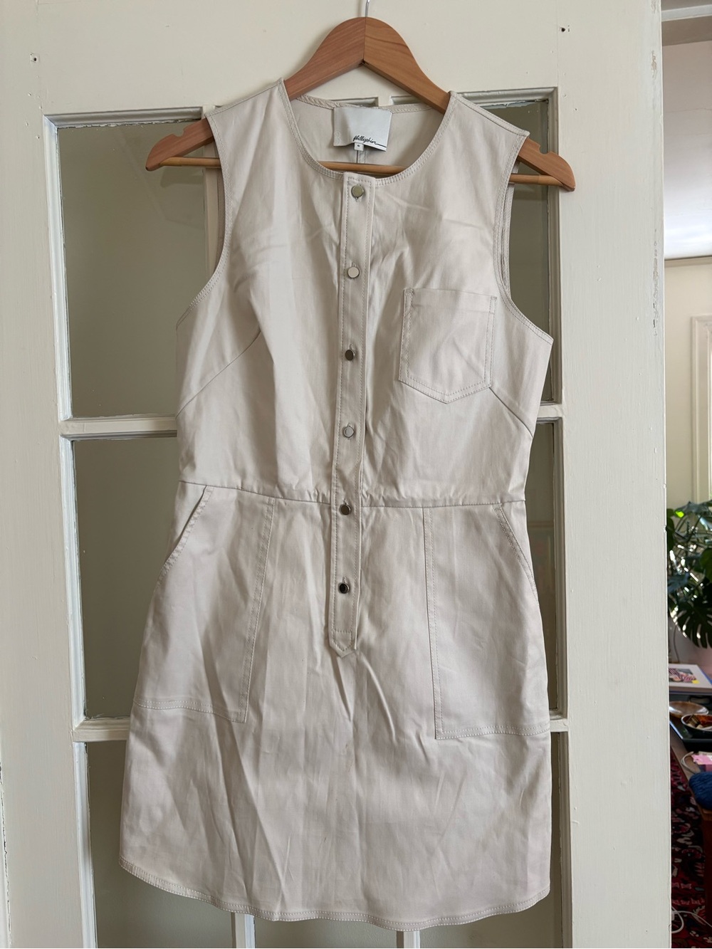 3.1 Phillip Lim Cream Sleeveless Mini Dress